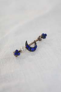 Under 100: Crescent moon early 1900's vintage brooch