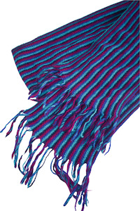 Knitwear: Cute striped scarf