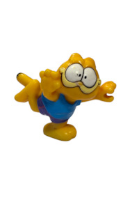 Kids: Vintage 1981 Garfield running figure
