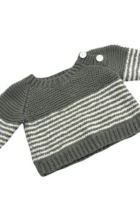 Kids: Babies striped knit jumper