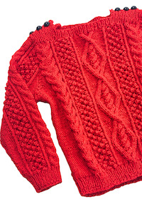 Kids: Babies Red knit jumper