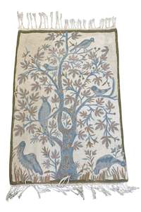 Native birds tapestry