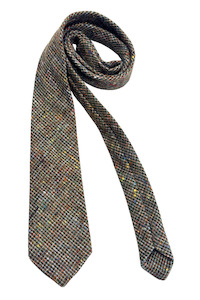 Mens Accessories: Kotuku pure new wool NZ made colourful specks tie