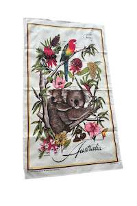 Vintage Australia tea towel