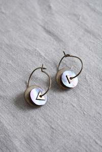 Under 50: Sterling silver Paua earrings