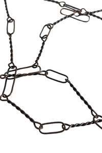 Jewellery: Rustic copper wire chain necklace
