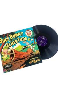 Vintage Bugs Bunny meets Elmer Fudd Vinyl record