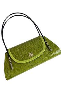 Green art deco bag