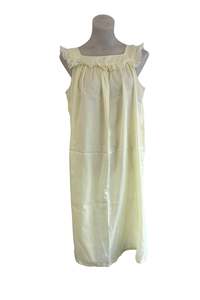 Dresses: Vintage yellow lace baby doll nighty dress, M/L