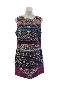 Desigual tribal print a-line vest dress, 14/16