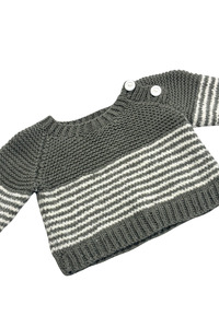 Babies striped knit jumper