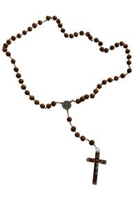 Jewellery: Italian made wooden rosary
