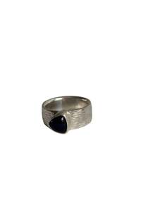 Bob Wyber 925 Silver Iolite ring *O1/2