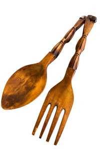 Under 50: Giant decorative serving spoons