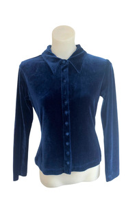 Frontpage: Vintage Just Jeans Aussie made navy button up, M
