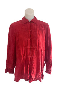 St Michael from Marks & Spencer chilli red blouse, 10