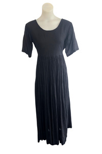 Frontpage: Equator linen blend maxi dress, M/L