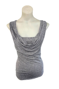 Frontpage: King Kong Italian designer wool blend cowl neck tank top, OSFM