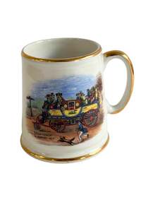 Decor: Old Foley "Steam Coach" By Gurney 1827 mug
