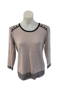 Knitwear: Oliver Black lightweight sweater, M