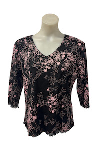 Nz Made: Joanna Morgan NZ made mesh Blouse, S