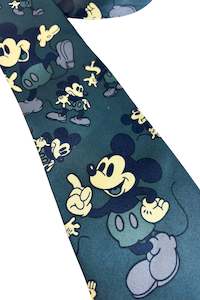 Mens Accessories: Mercedes vintage Mickey Mouse silk tie