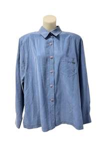 Tops: Boondocks NZ made vintage blouse, 18