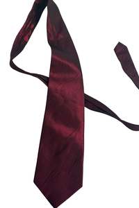PASHA deep red tie