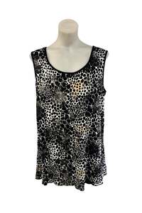 Amy Taylor NZ made animal print tank top, 16