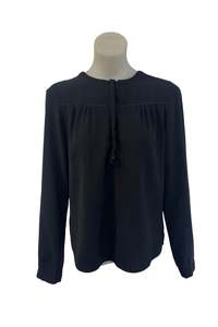 Womens: Promod 1/4 button blouse, M