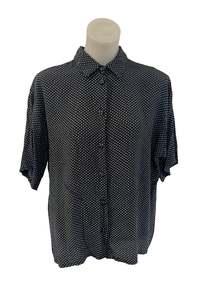 Womens: Suzanne Grae polka dot blouse, 14