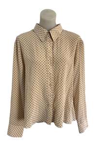 Tops: Kate Madison plus polka dot blouse, 20