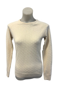 B//Vertigo cream knit jumper, 8