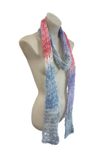 Super Soft Mohair Crochet Scarf