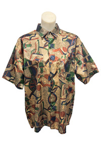 Thai silk collection silk shirt, XL