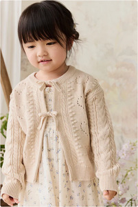 Gifts For Baby: Jamie Kay Josephine Cardigan - Light Oatmeal