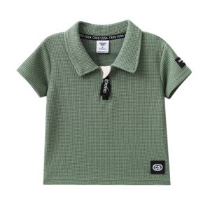 Cracked Soda - Flint Textured Polo Olive