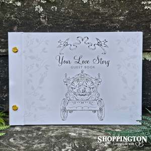 Wedding Gifts: Wedding Album: Cinderella & Prince Guest Book