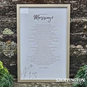 Wedding Gifts: Wedding Marriage Framed Art