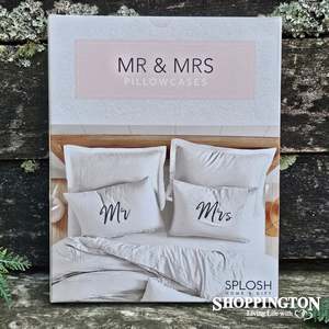 Wedding Gifts: Pillow Case - Mr & Mrs