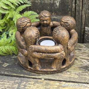 Gifts For Teachers: Pottery Circle of Friends /Black & Gold