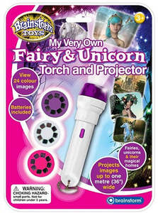 Gifts For Girls: Torch and Projector / Fairy & Unicorn