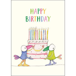 Gift Tag - Happy Birthday (Cake)