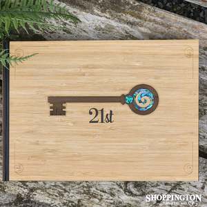 Gifts For Birthday Milestones: 100% NZ Made Album / Book - 21st Key (Sml)
