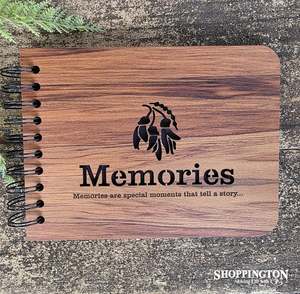 NZ Made Wooden Rimu Photo Album A4 Memories