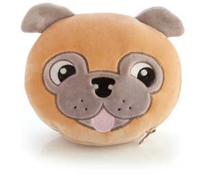 Soft Toys: Smoosho's Pals Travel Mask & Pillow - Pug