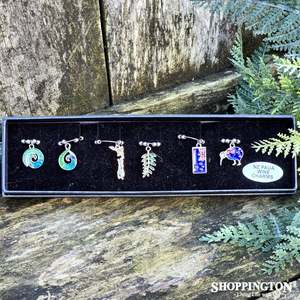 Serving Utensils: Wine Charms - NZ Theme