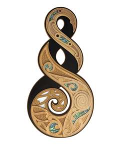 NZ Made Wooden  Art Work - Twist