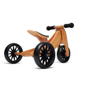 Kids Ride Ons Walkers: Kinderfeets Tiny Tots 2 in 1 Bamboo Trike