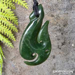 Bone Carvings: Double Koru Matau